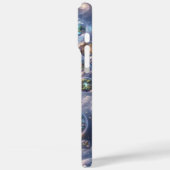 Fantasiesterrenstelsels in zwevende kosmische bell Case-Mate iPhone case (Achterkant / Links)