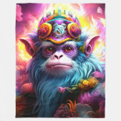 Fantasiestijlaap Fleece Deken (Voorkant)