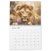 Fantasiestijlen Leeuwen in Abstracte Stijl Kalender (Jan 2027)