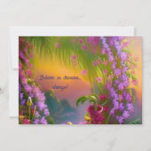 Fantasiestof, tropisch en dromerig -  kaart (Voorkant)