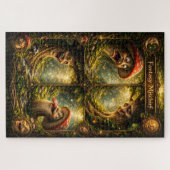 Fantasiestoute streken, betoverde legpuzzel van he (Horizontaal)