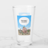 Fantasiestrijdinosaurussen Glas (Achterkant)