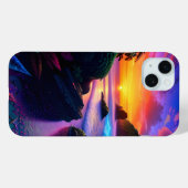 Fantasiestropisch strand 1 Case-Mate iPhone case (Achterkant (horizontaal))