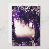 Fantasiestruik Betoverd Paars Zomerbos Kaart (Achterkant)