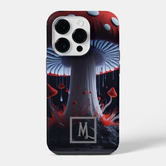 Fantasiestruikzwam iPhone Hoesje (Achterkant)