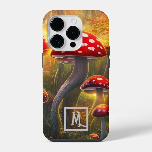 Fantasiestruikzwam iPhone Hoesje (Achterkant)