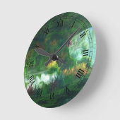 Fantasieten: Dame van de marmer-klok Ronde Klok (Hoek)