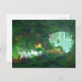 Fantasieten: Dame van het Briefkaart van Marmer (Voorkant / Achterkant)