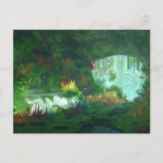 Fantasieten: Dame van het Briefkaart van Marmer (Voorkant)