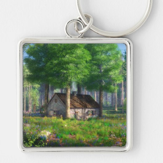 Fantasieten: De Sleutelhanger Forest Cottage (Voorkant)