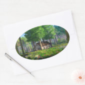 Fantasieten: De Stickers van de boskatoen (Envelop)