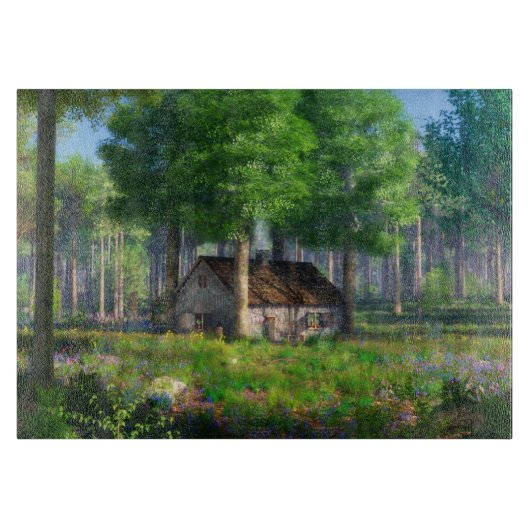 Fantasieten: het snijbord voor de boskatoen snijplank (Voorkant)