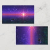 Fantasieten: op het Zee Bladwijzer Visitekaartje (Voorkant / Achterkant)