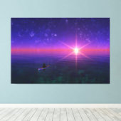 Fantasiets: Op het Zee Canvas afdrukken (Insitu (Houten vloer))