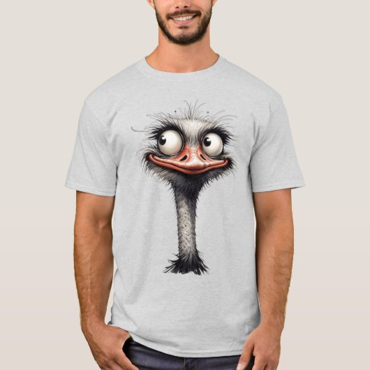 fantasievogel emu t-shirt (Voorkant)