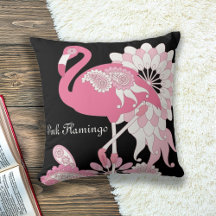 Fantasievol Modern Zwart Roze Flamingo