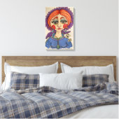 Fantasievol Portret Canvas Afdruk (Insitu (Slaapkamer))