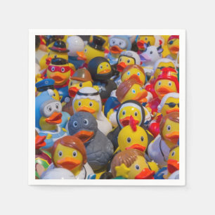 Fantasievol Uitgedoste Gele Plastic Eenden Servet