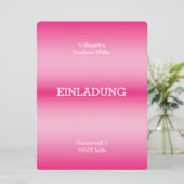 fantasievolle bleke rode nevel uitnodigingen (Staand voorkant)