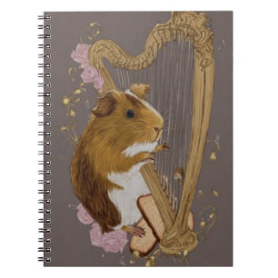 Fantasievolle Cavia Harp Notitieboek 