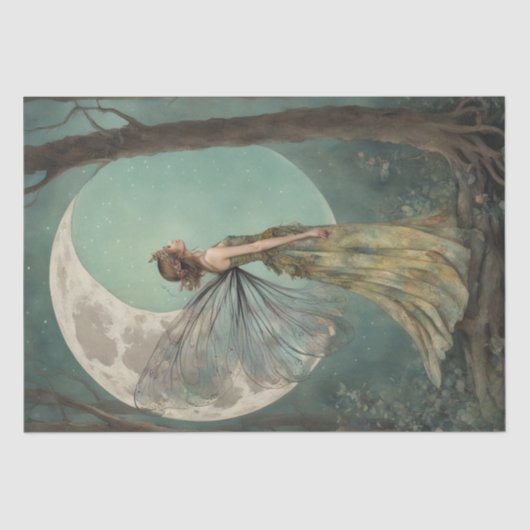 Fantasievolle Fee Decoupage Papier (Voorkant)