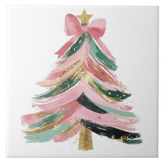 Fantasievolle Feestdagen Tegeltje (Voorkant)