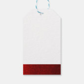 Fantasievolle kerst koffiedrank cadeaulabel (Achterkant)