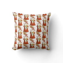 Fantasievolle Kerstman & Katten Patroon