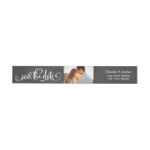 Fantasievolle Krijt Foto Save the Date Adres (Individueel)
