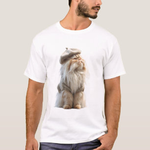 Fantasievolle kunstenaar Perzische kat figuur T-shirt