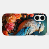 Fantasievolle Natuur Blauwe Vogel Case-Mate iPhone Case (Achterkant (horizontaal))