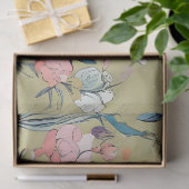 Fantasievolle Tuinhaas Tissuepapier (Geschenk)