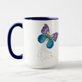 Fantasievolle Vlinder Mok (Links)