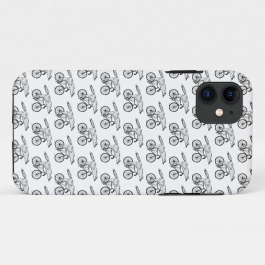 Fantasievolle Vos op Fiets Kunstprint Case-Mate iPhone Case (Achterkant (horizontaal))