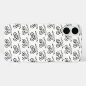 Fantasievolle Vos op Fiets Kunstprint Case-Mate iPhone Case (Achterkant (horizontaal))
