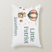 Fantasievolle Waterverf Beer Accent Kussen (Voorkant(Verticaal))