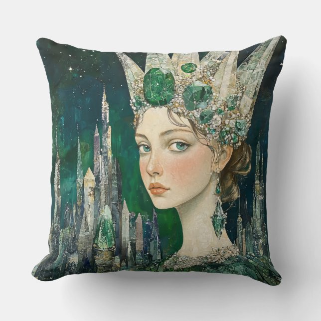 fantasievrouw kussen (Voorkant)