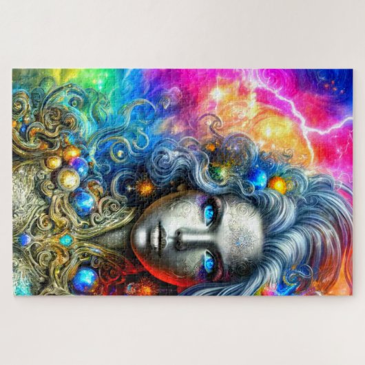 fantasievrouw legpuzzel (Horizontaal)