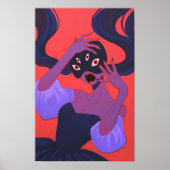 fantasievrouw poster (Voorkant)