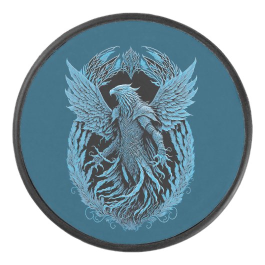 fantasiewezen | Middeleeuwse arend Hockey Puck (Voorkant)