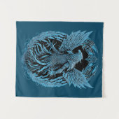 fantasiewezen | Middeleeuwse arend Wandkleed (Voorkant (horizontaal))