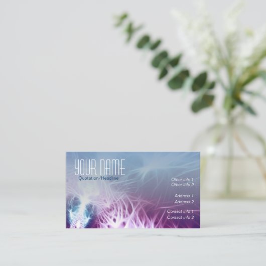 Fantasika Fractal Visitekaartje (Staand voorkant)