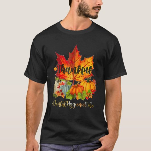 Fantasionist Happy Thanksgiving Day herfst T-shirt (Voorkant)