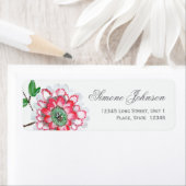 Fantasiroze Floral | Weddenschap Etiket (Insitu)
