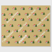 Fantasma de whatsapp Feliz  Navidad varios idiomas Cadeaupapier (Vlak)