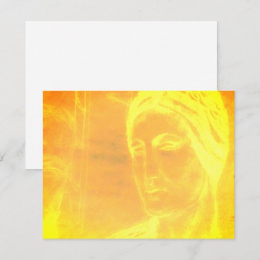 Fantasmeisje Kaart (Voorkant / Achterkant)