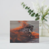 Fantassische paarden: wolken briefkaart (Staand voorkant)