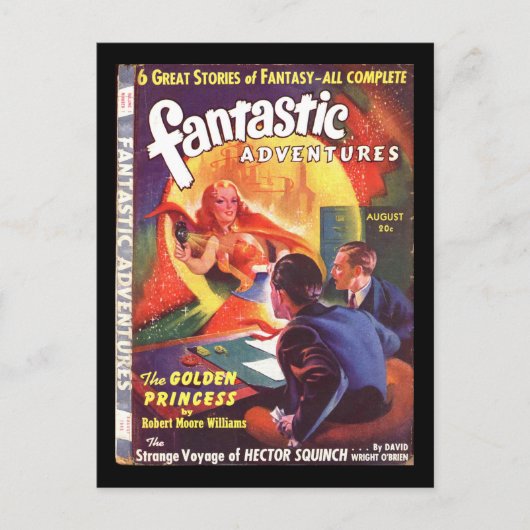 Fantastic Adventures v02 n07 (1940-08.Ziff-Davis)_ Briefkaart (Voorkant)