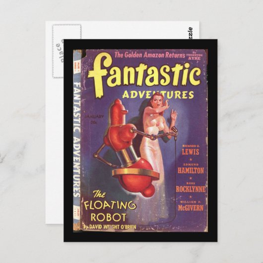 Fantastic Adventures v03 n01 (1941-01.Ziff-Davis)_ Briefkaart (Voorkant / Achterkant)