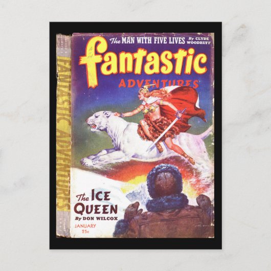 Fantastic Adventures v05 n01 (1943-01.Ziff-Davis)_ Briefkaart (Voorkant)